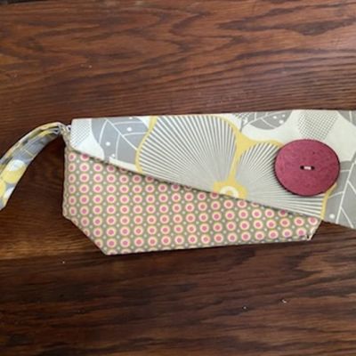Handmade KiKi Curleigh Wristlet Clutch
