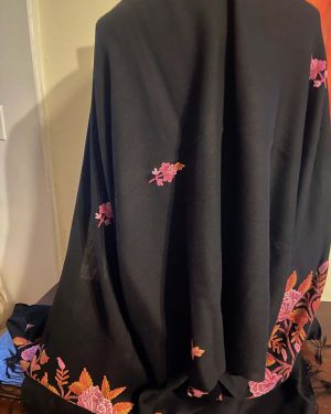 Hand Embroidered Kashmir Shawl
